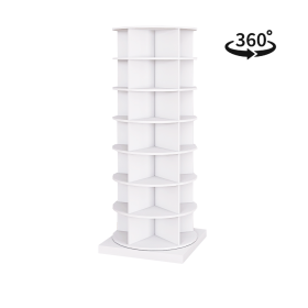 Storage Rotating Shoe Rack 360 Original Rotating Shoe Rack Tower Original 7-Tier Hold Over 35 Pairs Of Shoes