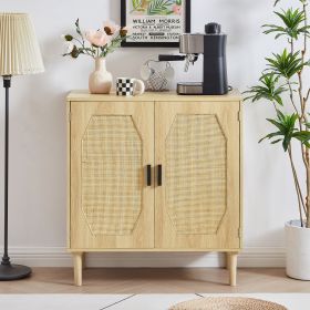 Kitchen storage cabinets with rattan decorative doors, buffets, wine cabinets, dining rooms, hallways, cabinet console tables, Natural