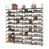 10 Tiers Shoe Rack Storage Organizer Shoe Shelf Organizer for Entryway Holds 80 Pairs Shoe; Stackable Shoe Cabinet Shoe Rack