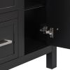 [Cabinet Only] 36" Black Bathroom Vanity(Sink not included)