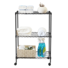 Chrome 3-Tier Shelving All-Purpose Utility Cart