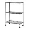 Chrome 3-Tier Shelving All-Purpose Utility Cart