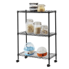 Chrome 3-Tier Shelving All-Purpose Utility Cart