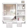 Modern 32x28inches bathroom cabinets, medicine cabinets with mirrors and LED lights