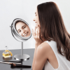 8-inch Makeup Mirror with Lights, Double Sided 1X/10X Magnifying Mirror, 3 Color Lighting Dimmable Vanity Mirror with 360¬∞ Swivel