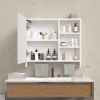 Modern 32x28inches bathroom cabinets, medicine cabinets with mirrors and LED lights