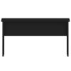 Coffee Table Black 31.5"x19.9"x16.3" Engineered Wood