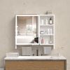 Modern 32x28inches bathroom cabinets, medicine cabinets with mirrors and LED lights