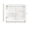 Modern 32x28inches bathroom cabinets, medicine cabinets with mirrors and LED lights