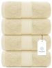 Luxury Bath Towels Set of 4 Large 700 GSM Cotton Ultra Soft Bath Towels 27x54 | Highly Absorbent and Quick Dry | Hotel Towels for Bathroom Luxury Plus