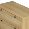 30.31"3-Drawers Storage Cabinet Rope Woven Drawer,for Bedroom,Living Room,Dining Room,Hallways