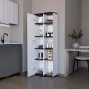 Multistorage Kitchen Pantry Lane, Kitchen, White / Black