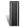 Fabric Shoe Cabinet with Cover 22" x 11" x 64" Black