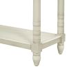 TREXM Console Table Sofa Table with Drawers for Entryway with Projecting Drawers and Long Shelf (Antique White, OLD SKU: WF189574AAK)