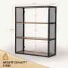 Three layer storage rack - retro brown