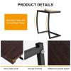 Steel Frame C-shaped Sofa Side End Table