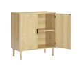 Kitchen storage cabinets with rattan decorative doors, buffets, wine cabinets, dining rooms, hallways, cabinet console tables, Natural