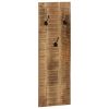 Wall-mounted Coat Racks 2 pcs Solid Mango Wood 14.2"x43.3"x1.2"