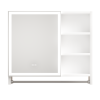 Modern 32x28inches bathroom cabinets, medicine cabinets with mirrors and LED lights