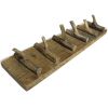 Coat Rack Solid Reclaimed Wood 23.6"x5.9"