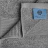 4 Pack Smoke Grey Resort Collection Soft Bath Towels 28x55 Luxury Hotel Plush & Absorbent Cotton Bath Towel Large