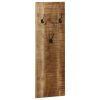 Wall-mounted Coat Racks 2 pcs Solid Mango Wood 14.2"x43.3"x1.2"