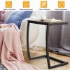 Steel Frame C-shaped Sofa Side End Table