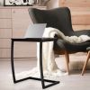 Steel Frame C-shaped Sofa Side End Table