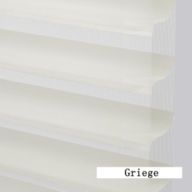 WELLSOURCE Manual 2"Shangri-la Blinds Non Blackout Light Filtering for Home, Office, Hotel, Club, Restaurant Custom Made Size (Color: Griege(Light Filtering), size: CUSTOM SIZE)